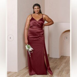 Revelry Rory Satin Dress